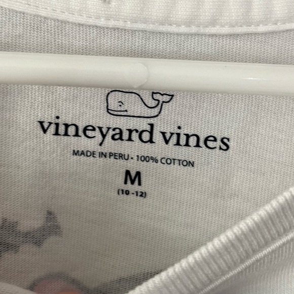 Vineyard Vines Vampire Whale Halloween Pocket Tee Child’s Size Medium (10-12) - Picture 6 of 7